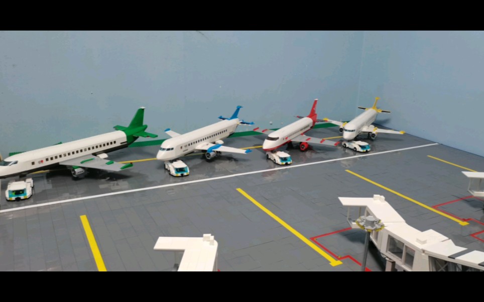 乐高国产moc机场牵引车