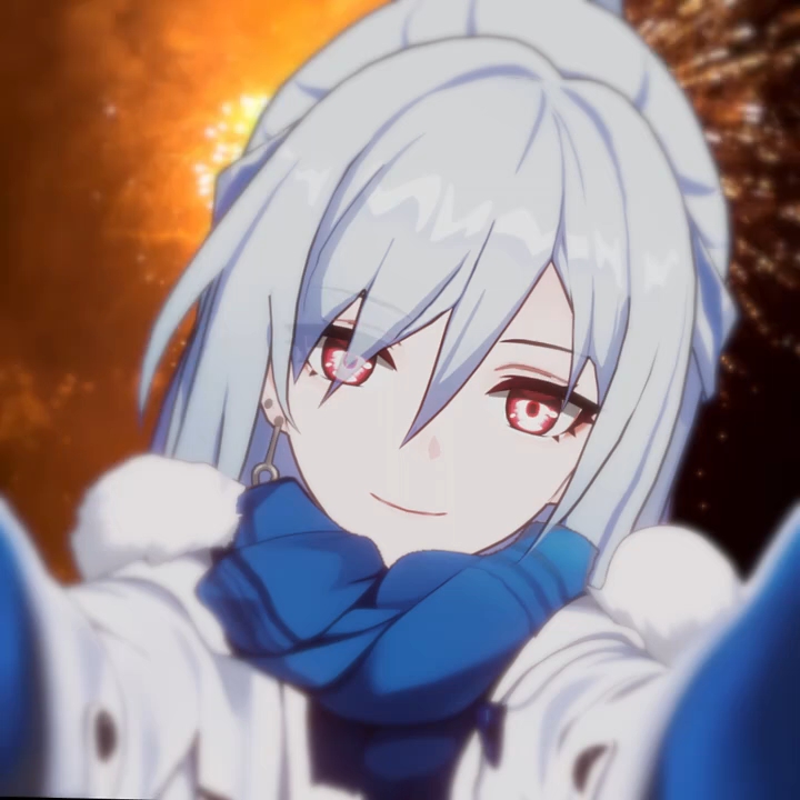 镜流冬装动态头像表情包