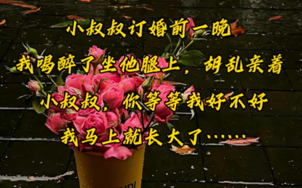 《小叔未择》小叔叔订婚前一晚,我喝醉了坐他腿上,胡乱亲着:小叔叔,你等等我好不好,我马上就长大了……哔哩哔哩bilibili