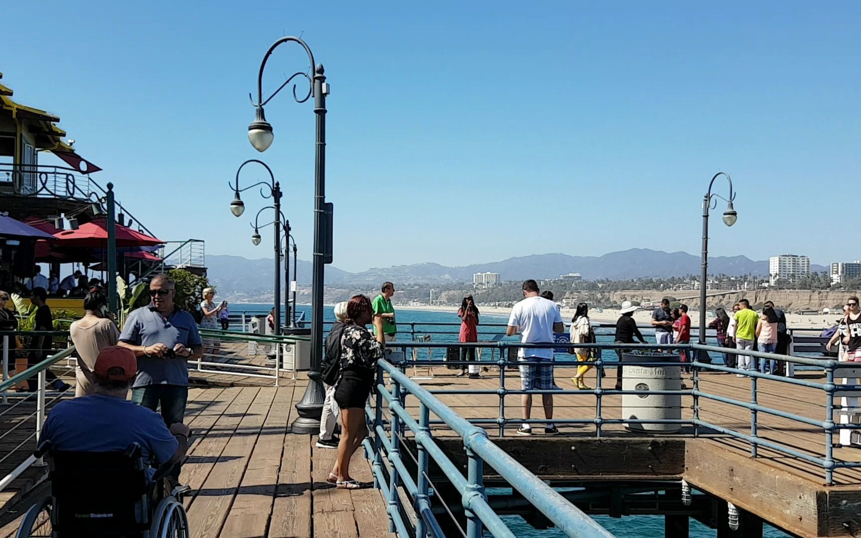 洛杉矶圣莫妮卡海滩santa monica pier哔哩哔哩bilibili