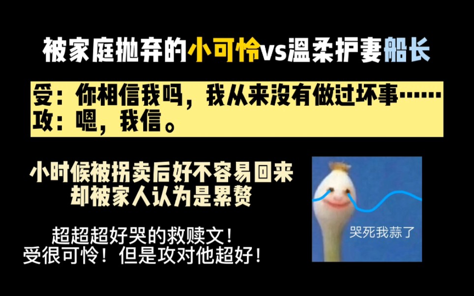 [图]【纯爱推文】小时候被拐卖的小可爱vs年上温柔船长，受很可怜，但攻对他真的很好！