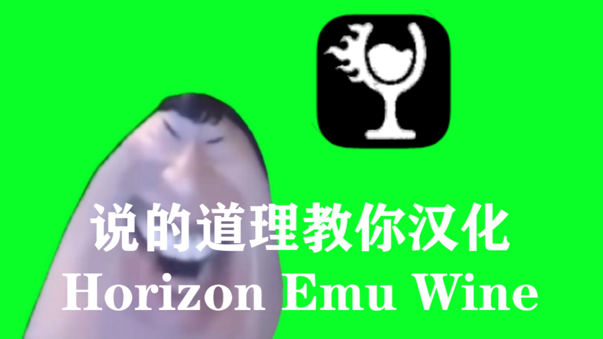 说的道理教你汉化horizon emu wine 解决中文乱码