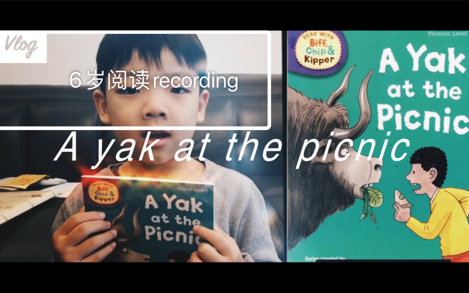 读书vlog|牛津阅读树 6岁儿童阅读《a yak at the picnic》
