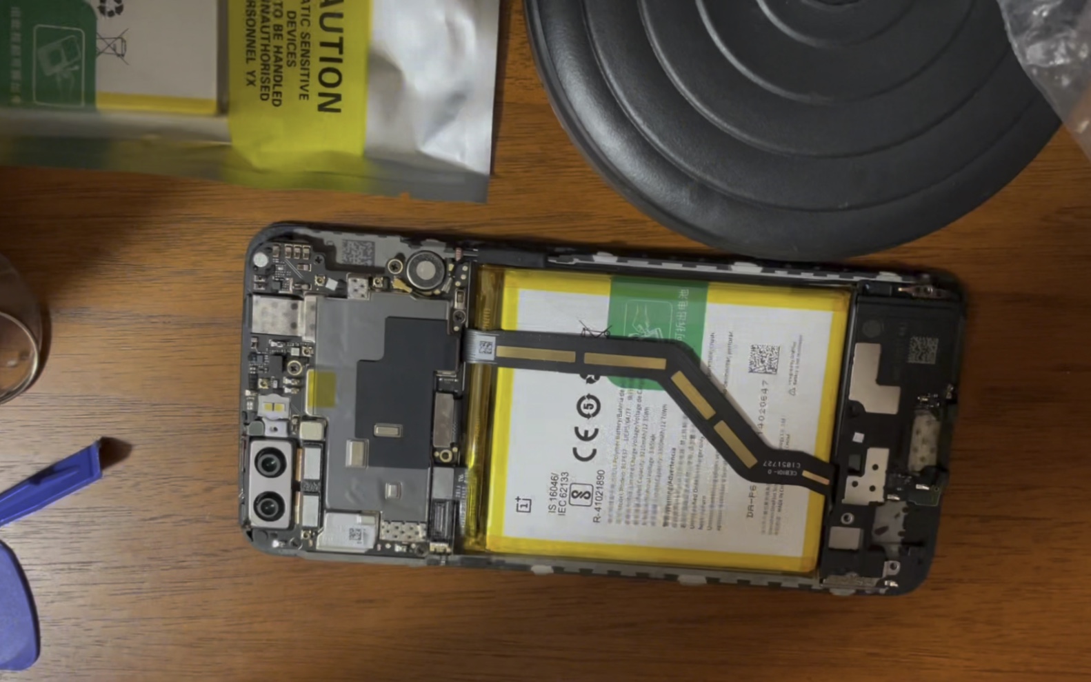 one plus 一加5 更换手机 电池 拆解 视频 教程