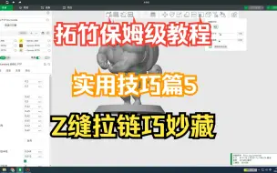 Tải video: 拓竹保姆级教程~实用技巧篇5，巧妙隐藏Z缝