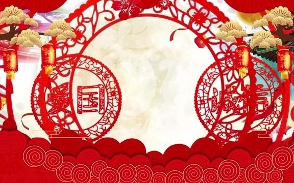 jfx505《说唱中国红》led舞蹈视频素材舞台背景