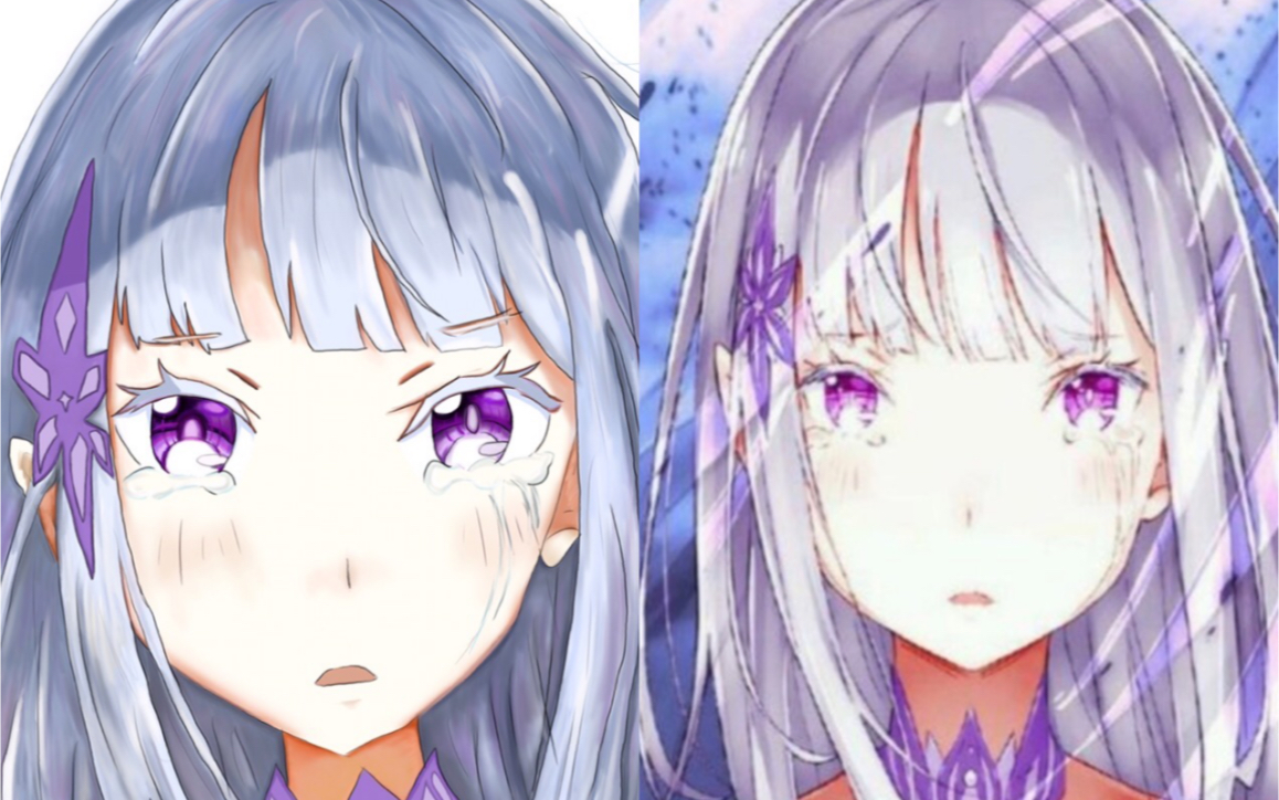 【板绘】新人up主 板绘萌新的第一个板绘视频,板绘一张嫉妒魔女莎缇拉