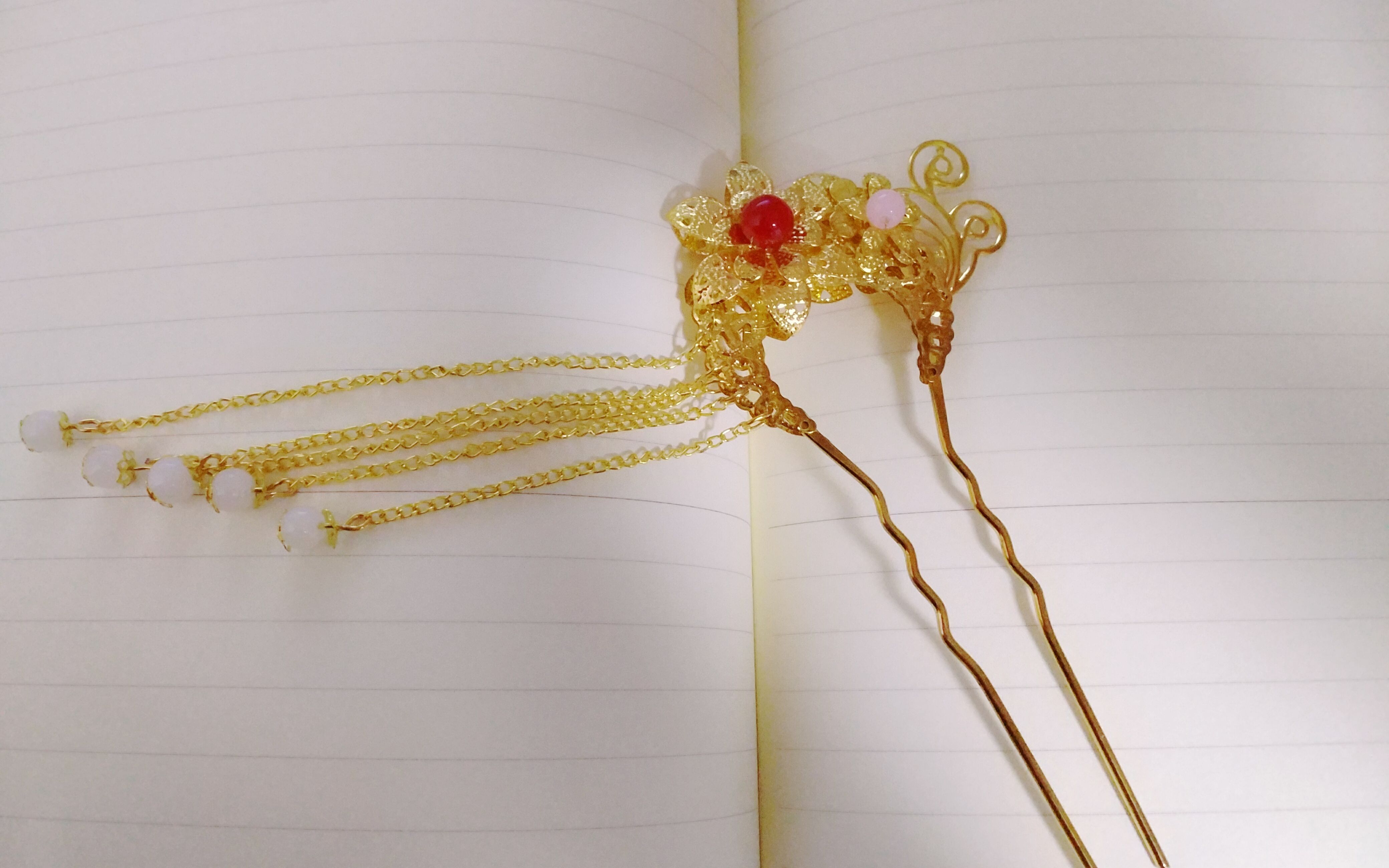 【diy古风发簪】一个弯弯的小月牙~p(#~▽~#)o 加速真是一个神奇的