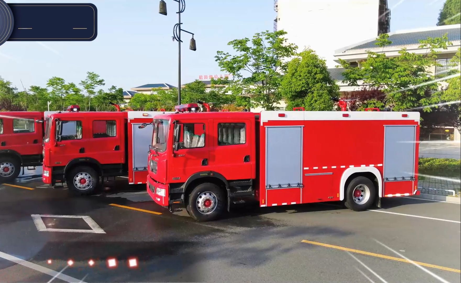 东风d9水罐泡沫消防车 8吨城市主战救援灭火车