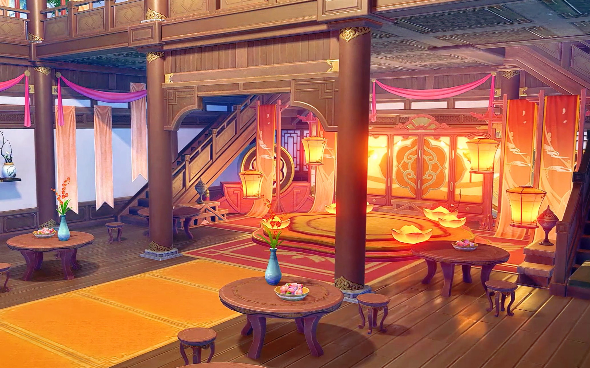 【原神·尘歌壶】璃月●室内—大婚府邸玉京楼主宅内饰—你想我建第四