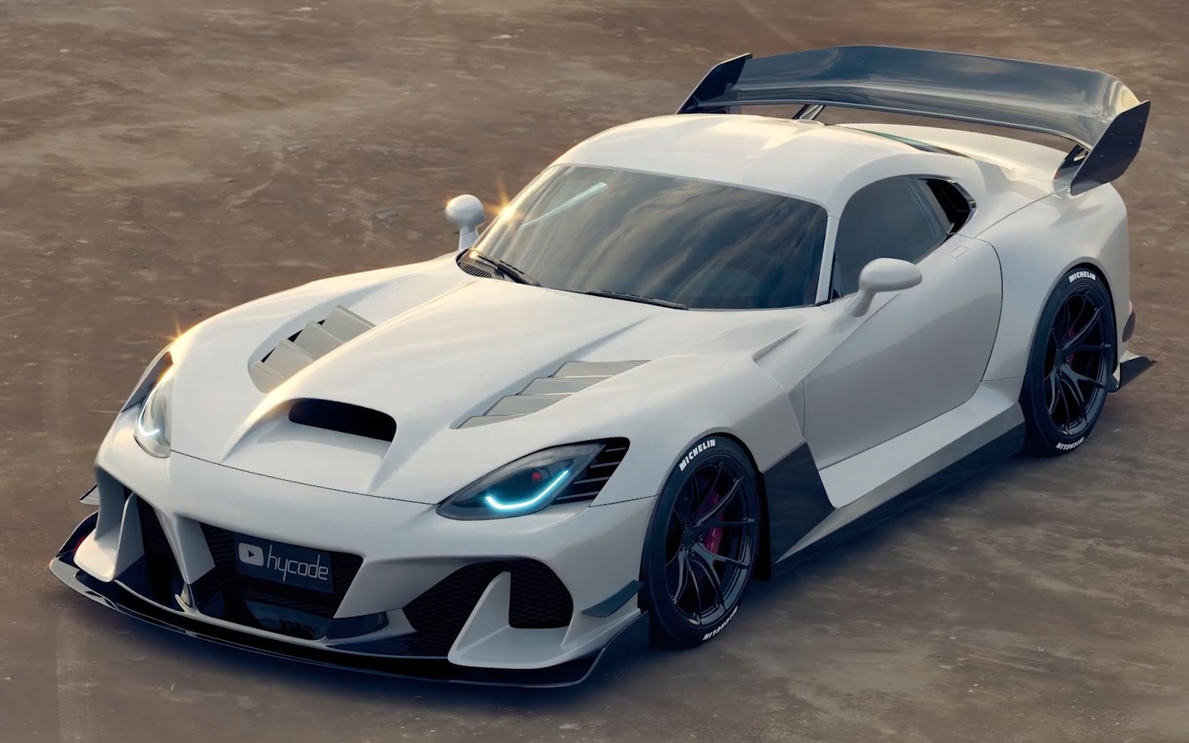 dodge viper srt- hycade的宽体套件_哔哩哔哩_bilibili