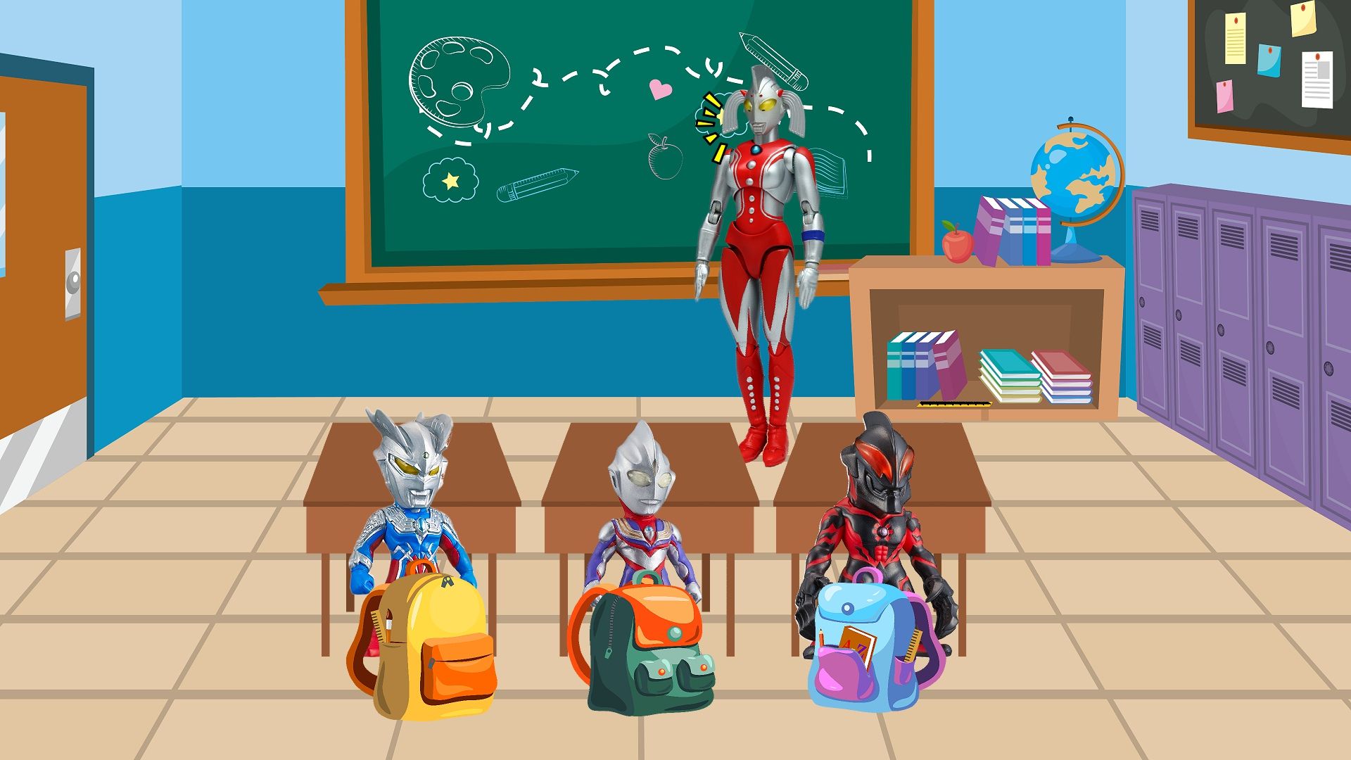 【奥特曼小故事】上课不许带手机