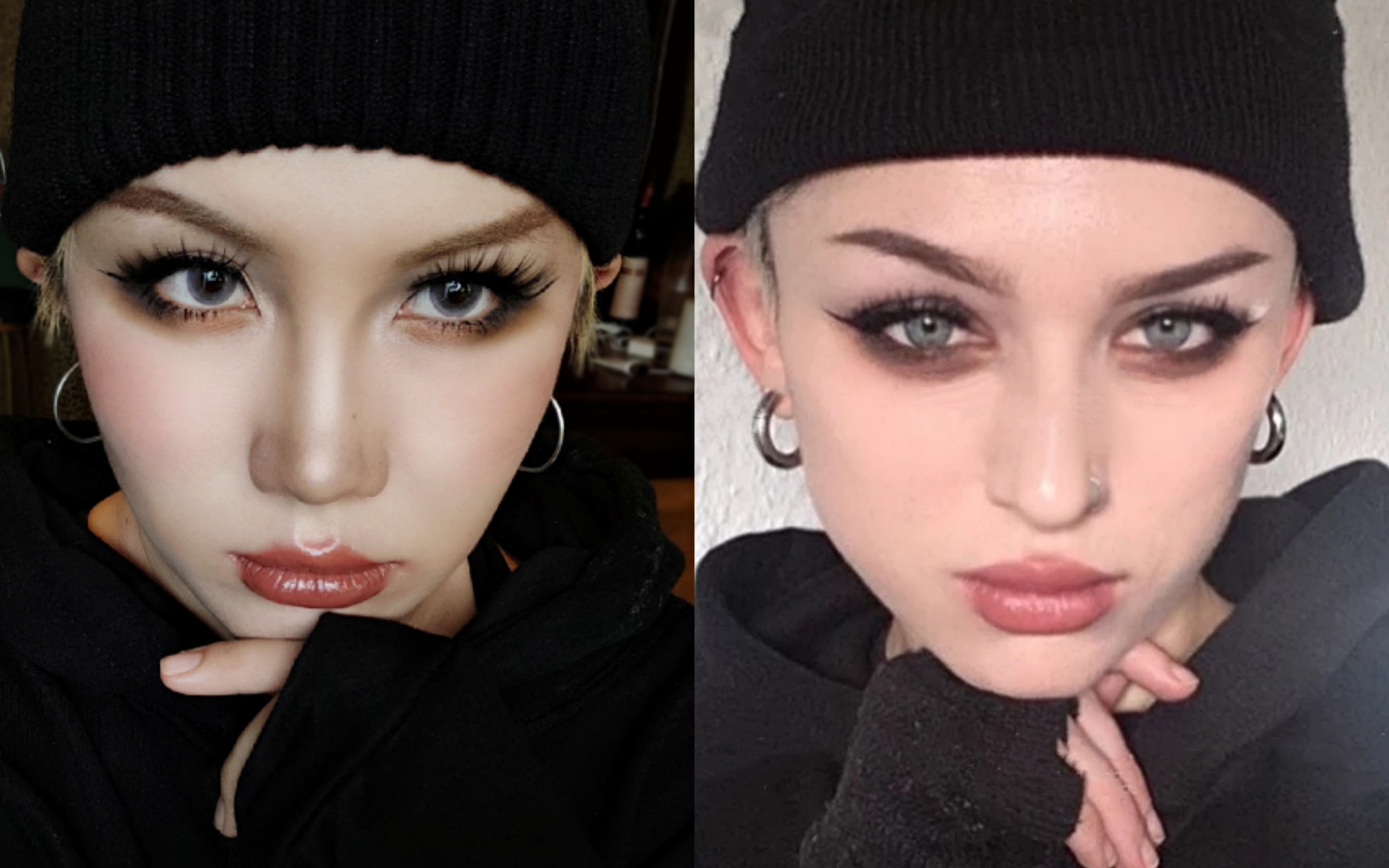 4分钟搞定欧美暗黑系网红妆!