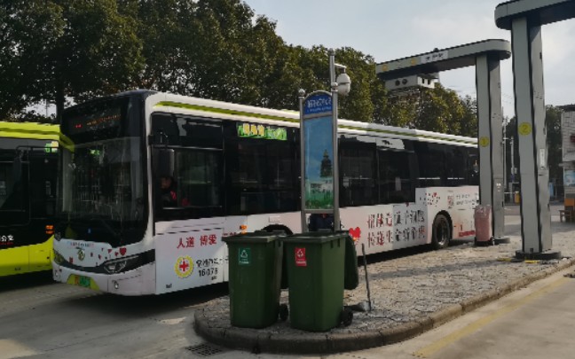 pov04常州公交12路火车站白荡河公交中心站原速前方展望