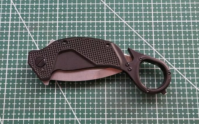 老翻61仿极端武力nightmare5梦魇折叠爪刀【大阳江造】