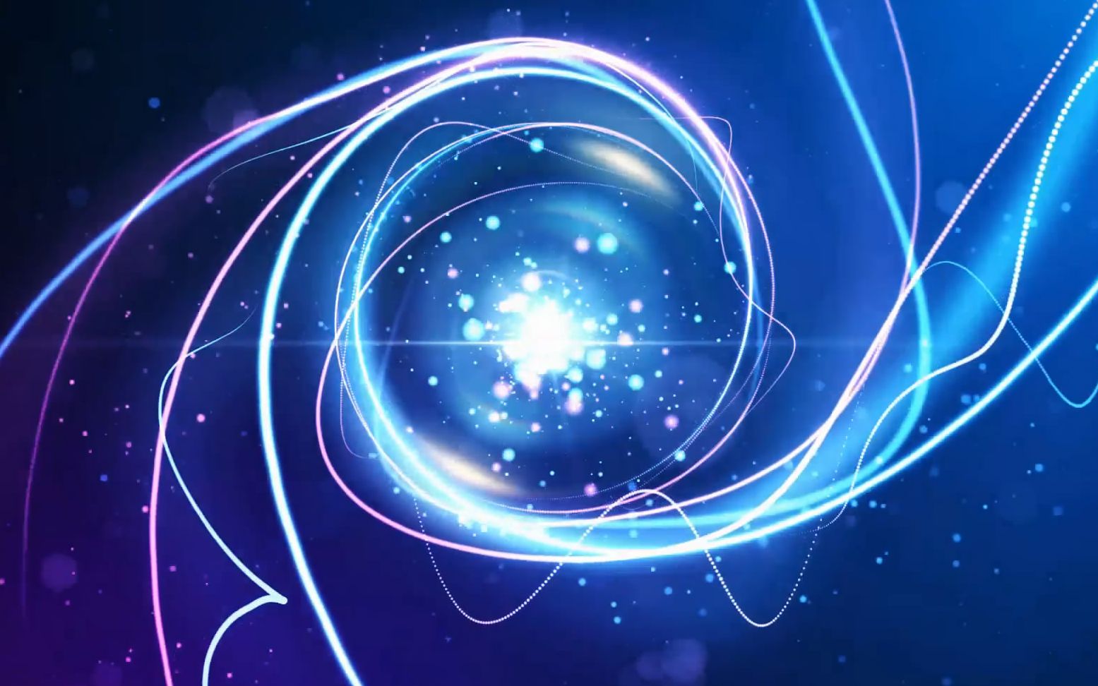 924唯美绚丽蓝色光线粒子汇聚标志logo演绎片头ae模板ae下载 抖音快手