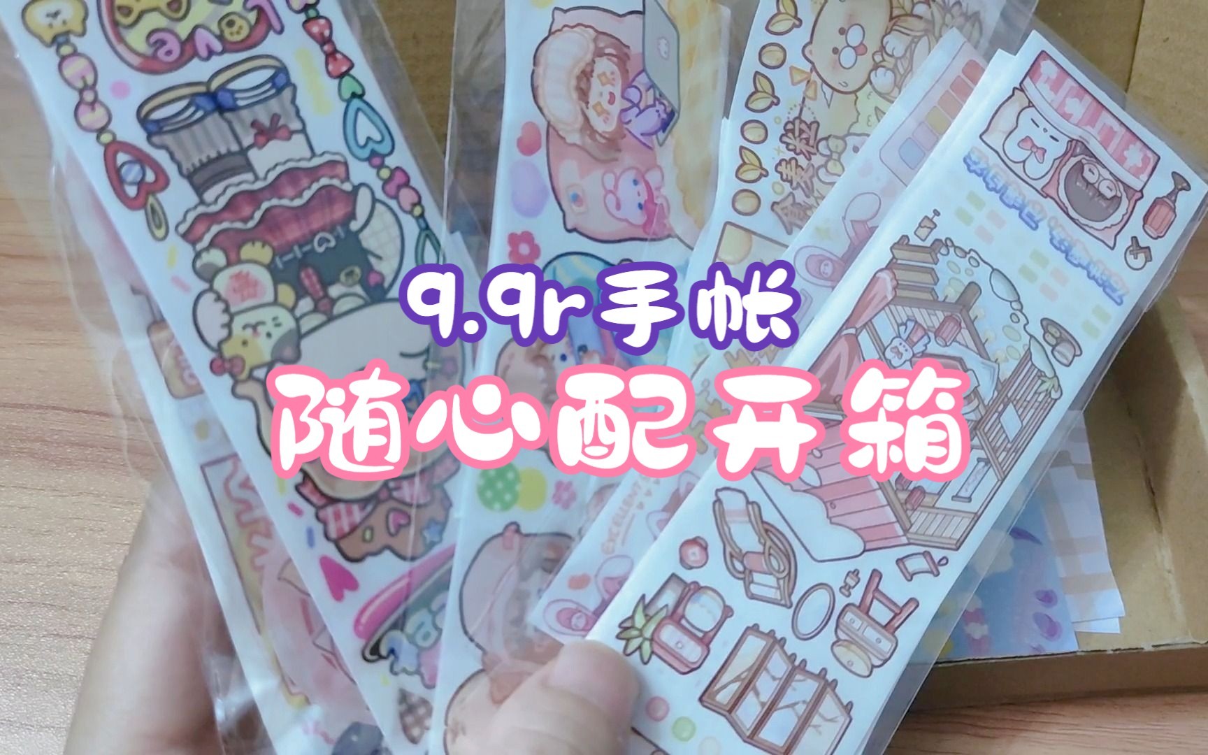 开箱两个9.9r手帐随心配