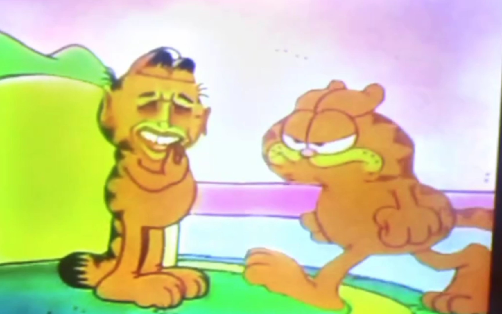 GARFIELD BEATS UP GILBERT GARFIELD! ( read the descr 吉尔伯特加菲猫VS加菲猫哔哩哔哩bilibili