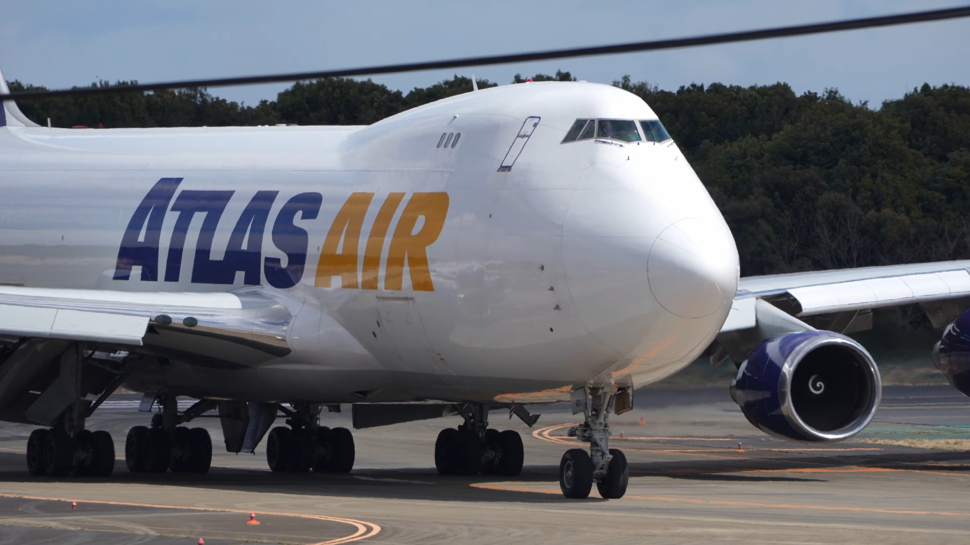 atlas 747-400f n493mc|成田空港|4k