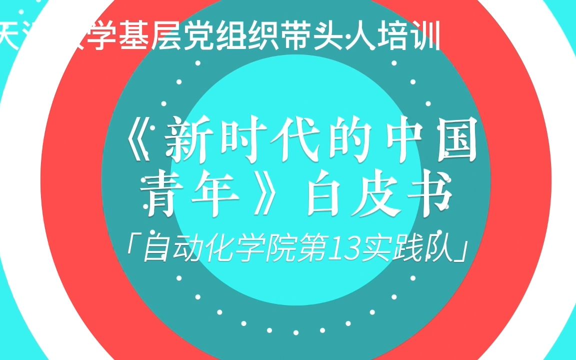 微党课《新时代的中国青年》白皮书哔哩哔哩bilibili