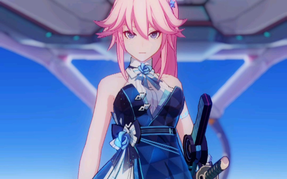 崩坏3 八重樱(勿忘)新换装 冰海琴音 竖屏展示