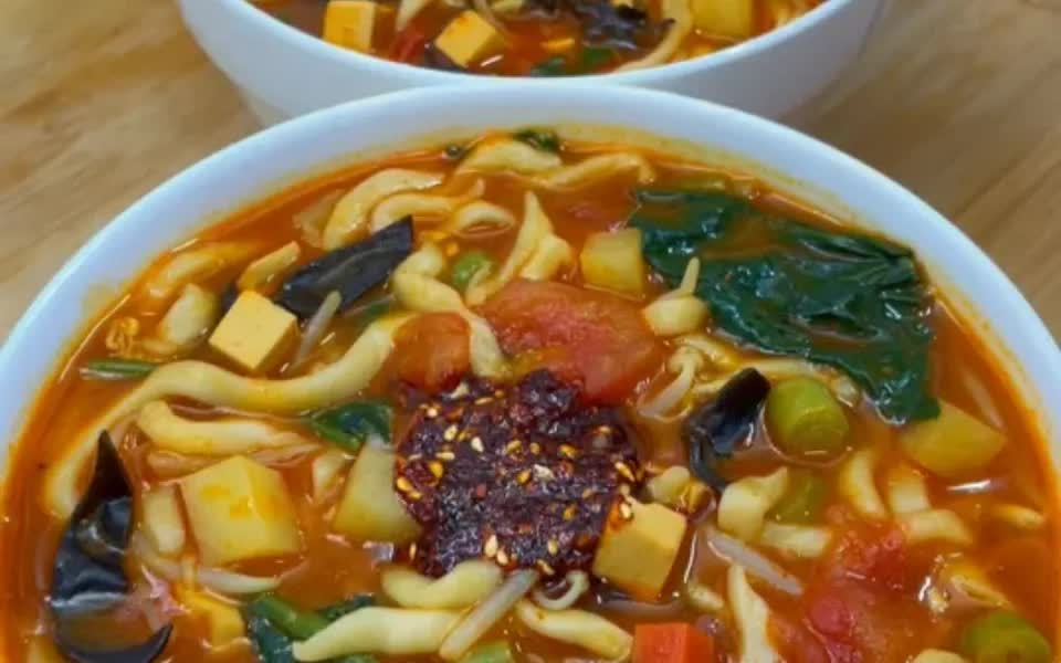 就这一锅烩剪刀面,把人都能香死