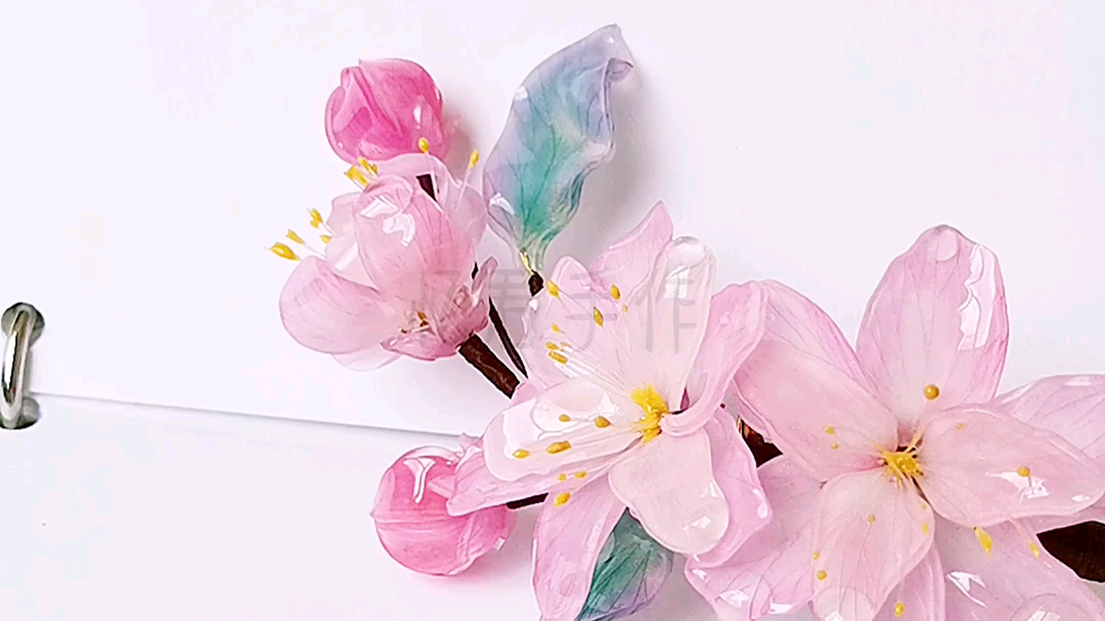 【教程】铃兰花 热缩片 一大串的超好看!不一样的铃兰