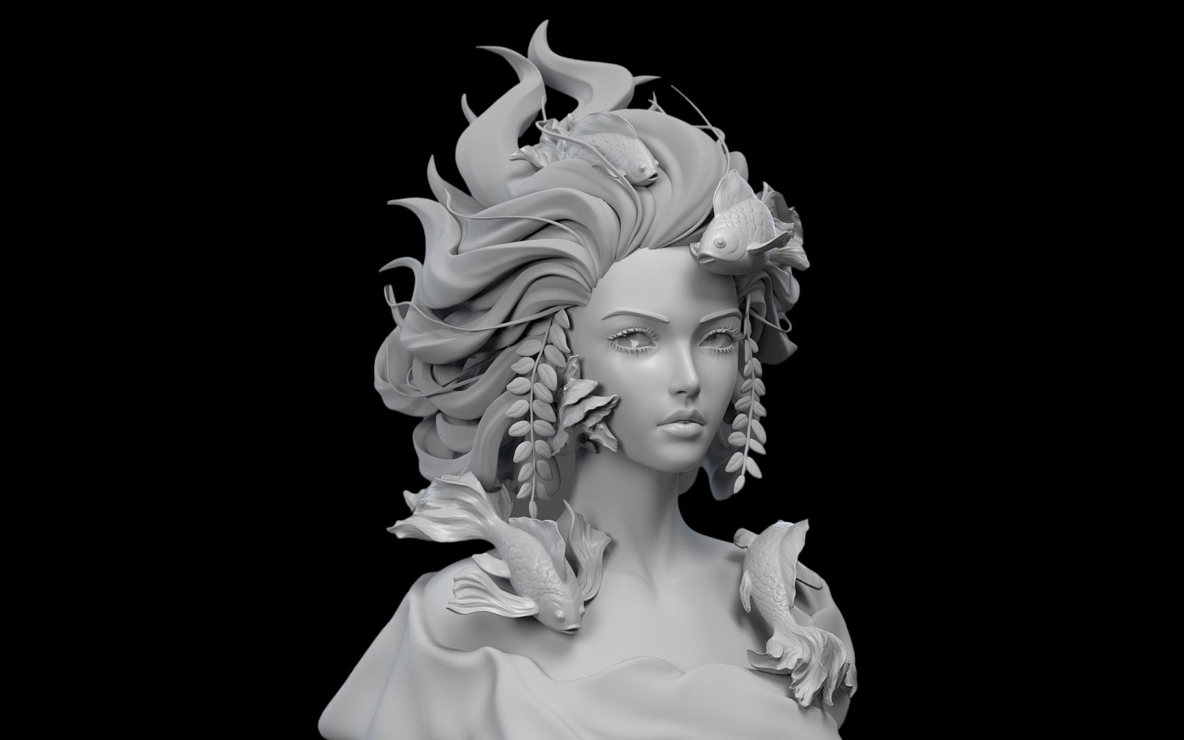 【zbrush雕刻】游戏角色人物雕刻,从零开始到完整全流程,zbrush新手必