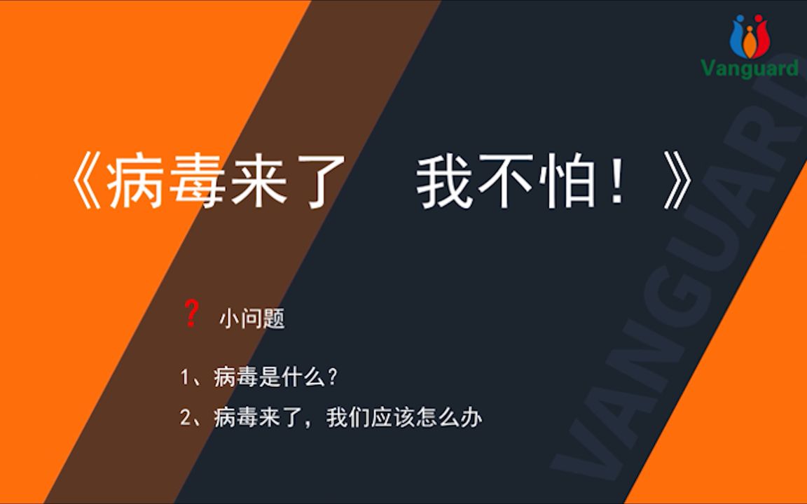 南京卫迦小课堂《病毒来了我不怕1》
