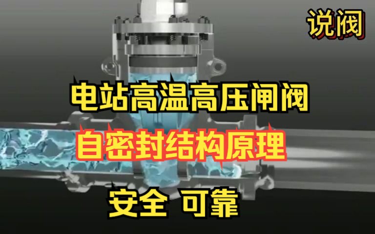 压力越高密封越好?阀门内部密封结构设计,伞齿轮焊接高温高压闸阀开关自密封密封原理哔哩哔哩bilibili