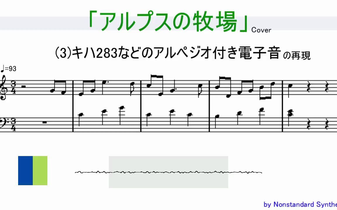 [图]「アルプスの牧場」チャイム(オルゴールと電子音の再現4種類)