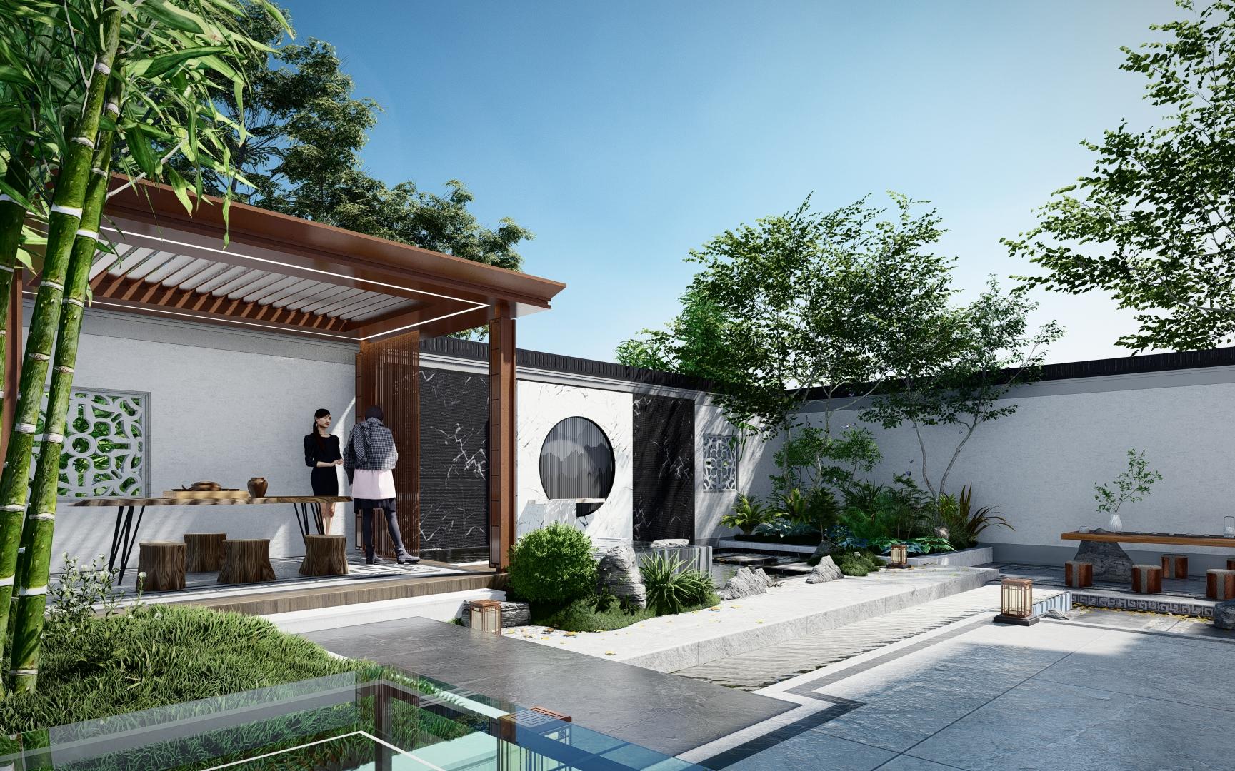 庭院渲染作品分享丨lumion渲染器 for sketchup