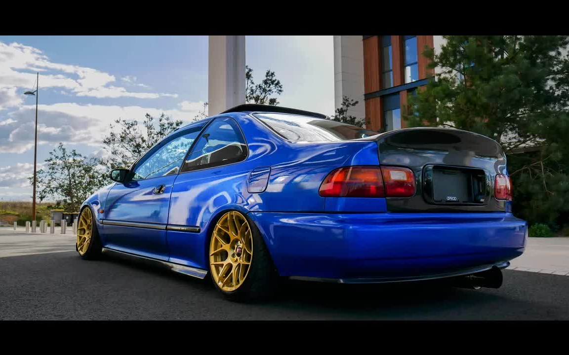 【jdm】honda civic ej1 stance air ride