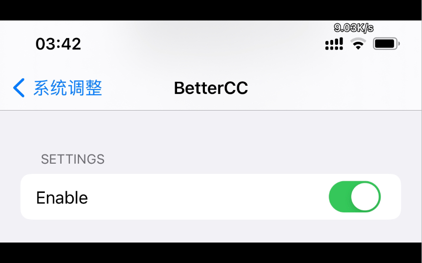 iOS越狱插件分享控制中心模块自定义:BetterCC哔哩哔哩bilibili