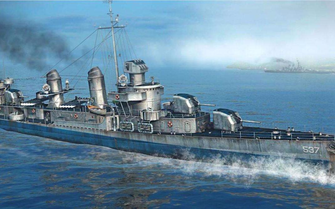 弗莱彻级驱逐舰壁纸图片
