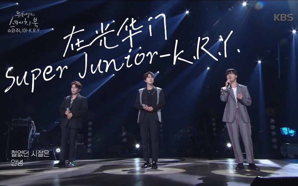 [图]【中韩字幕】SM实力VOCAL演唱现场系列 之 最爱 Super Junior-K.R.Y.演唱歌曲——《在光华门》中字