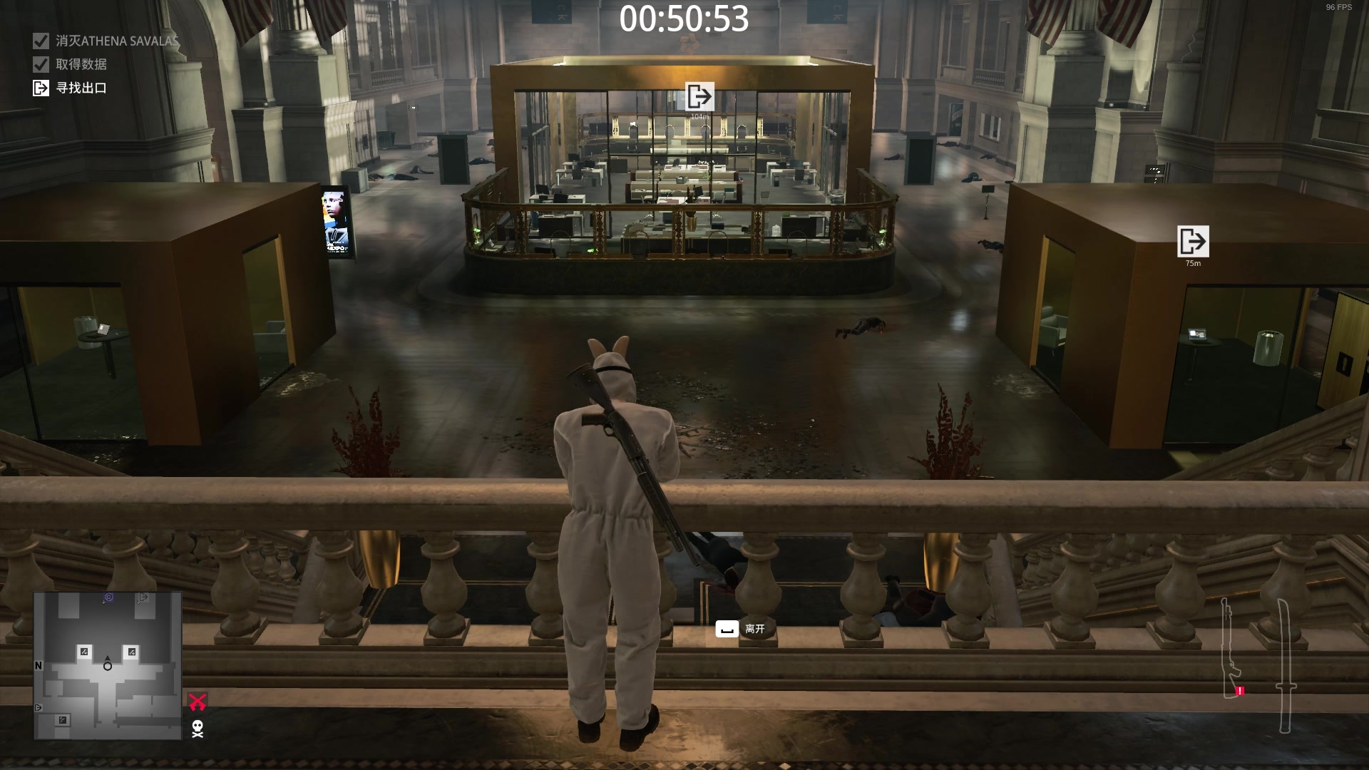 杀手2 银行彩蛋 金质神像(未完待续)