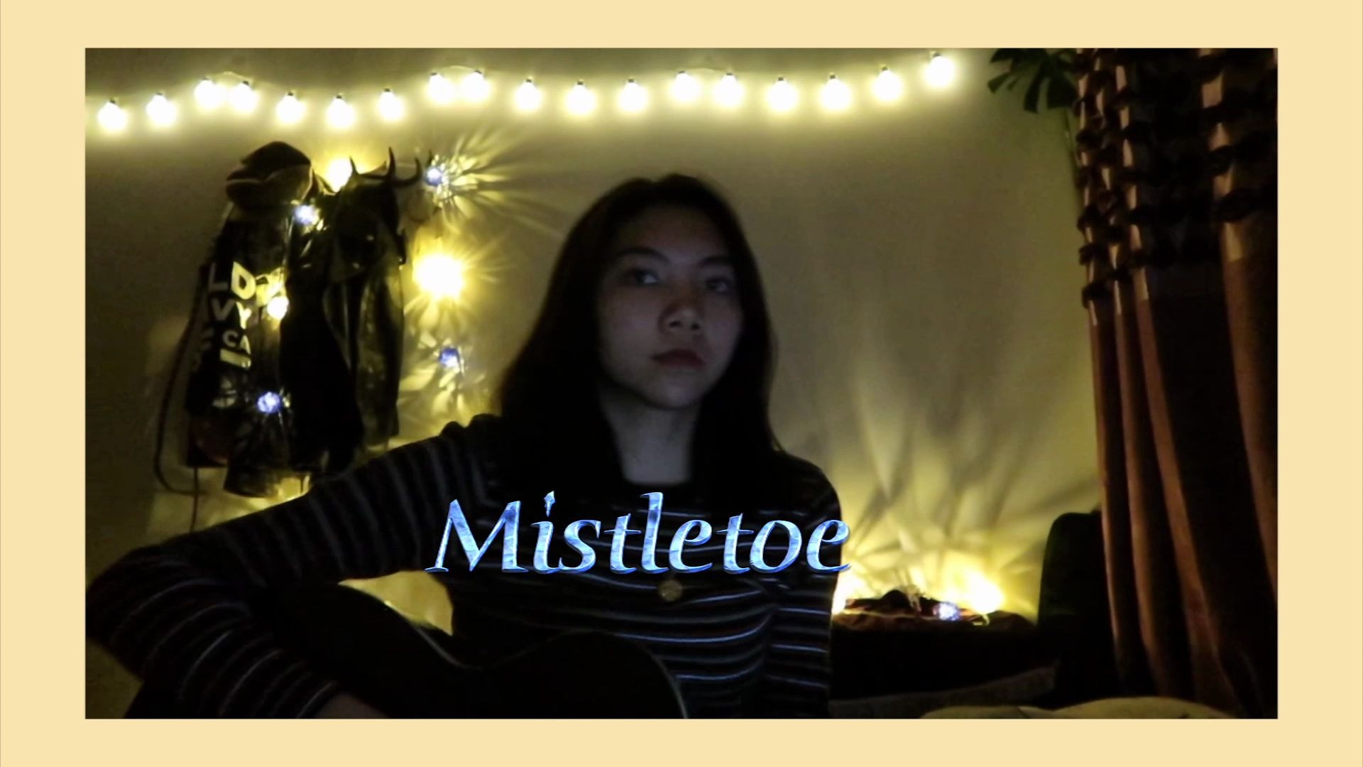 mistletoe女生翻唱图片
