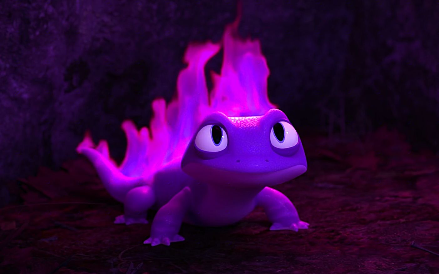 【冰雪奇缘】 小火灵:你负责干仗我负责卖萌.