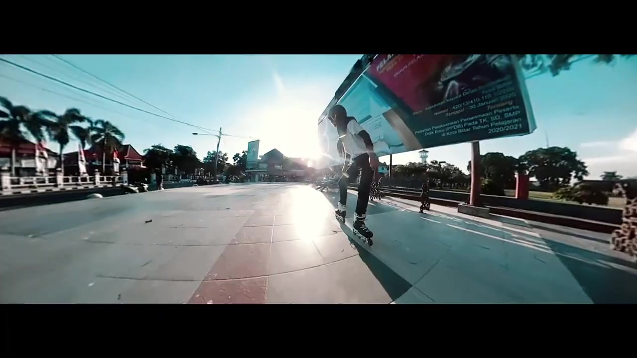 inline skating around blitar_哔哩哔哩_bilibili