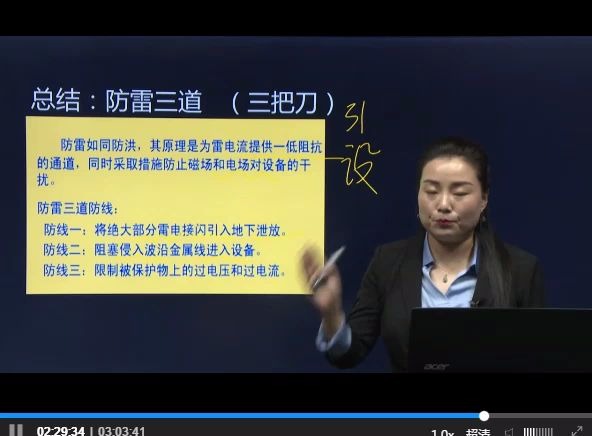 杨亚男讲注安--防雷三把刀