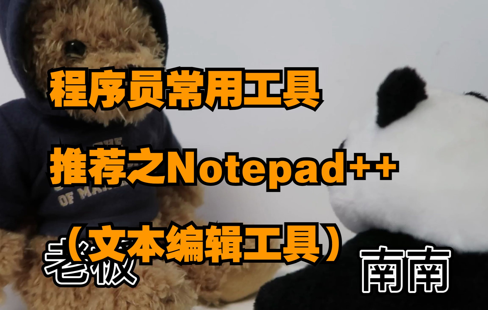 【程序员常用工具】文本/代码编辑神器 notepad++哔哩哔哩bilibili