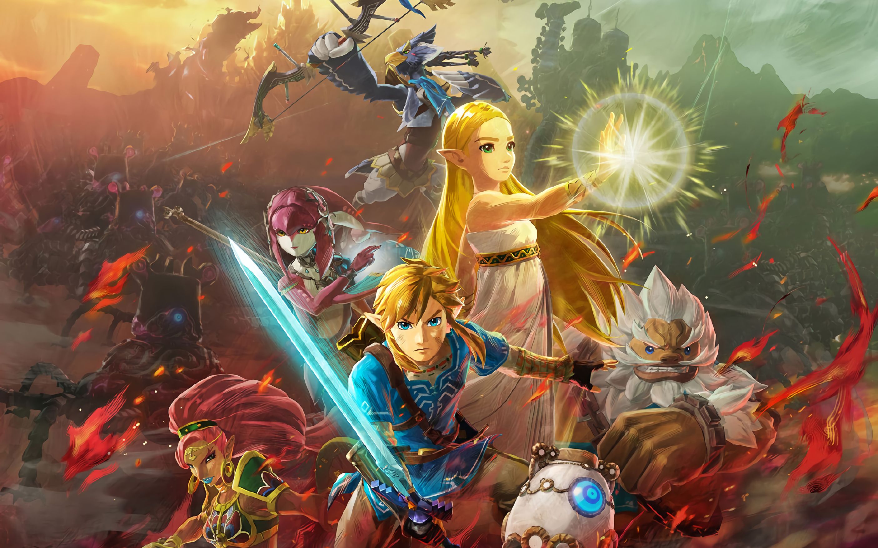 【塞尔达无双·灾厄默示录】ヽ(*.>Д )o丘丘怪让我喘口气吧!求求了!