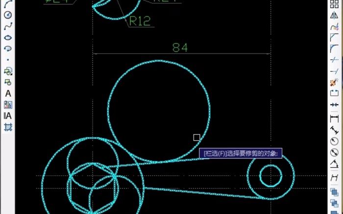 CAD扳手的绘制哔哩哔哩bilibili