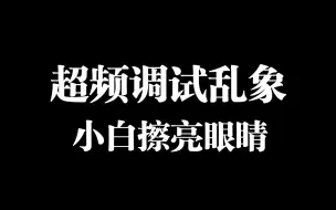 Download Video: 小白警惕调试乱象，天下乌鸦一般黑