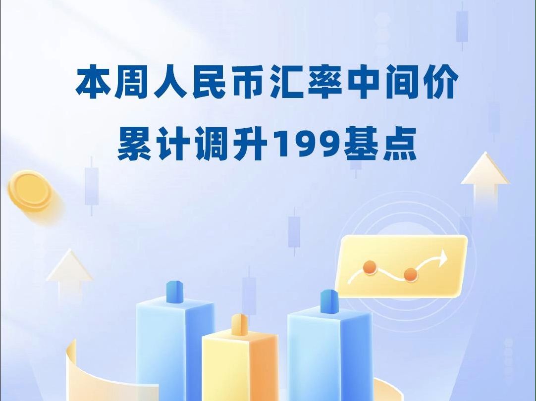 本周人民币汇率中间价累计调升199基点哔哩哔哩bilibili