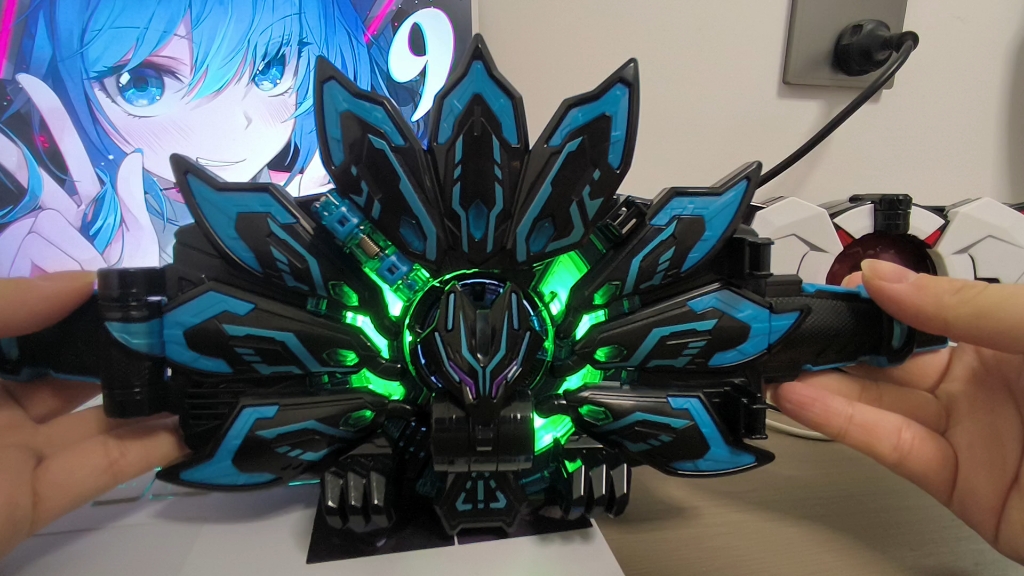 万代马克九,黑狐和彩狐的音效展示