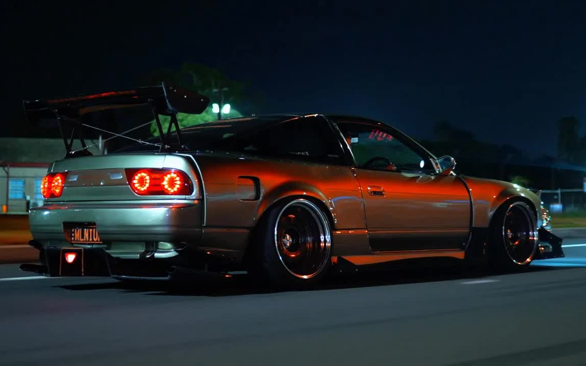 【4k】千禧年日产180sx | 深夜穿行