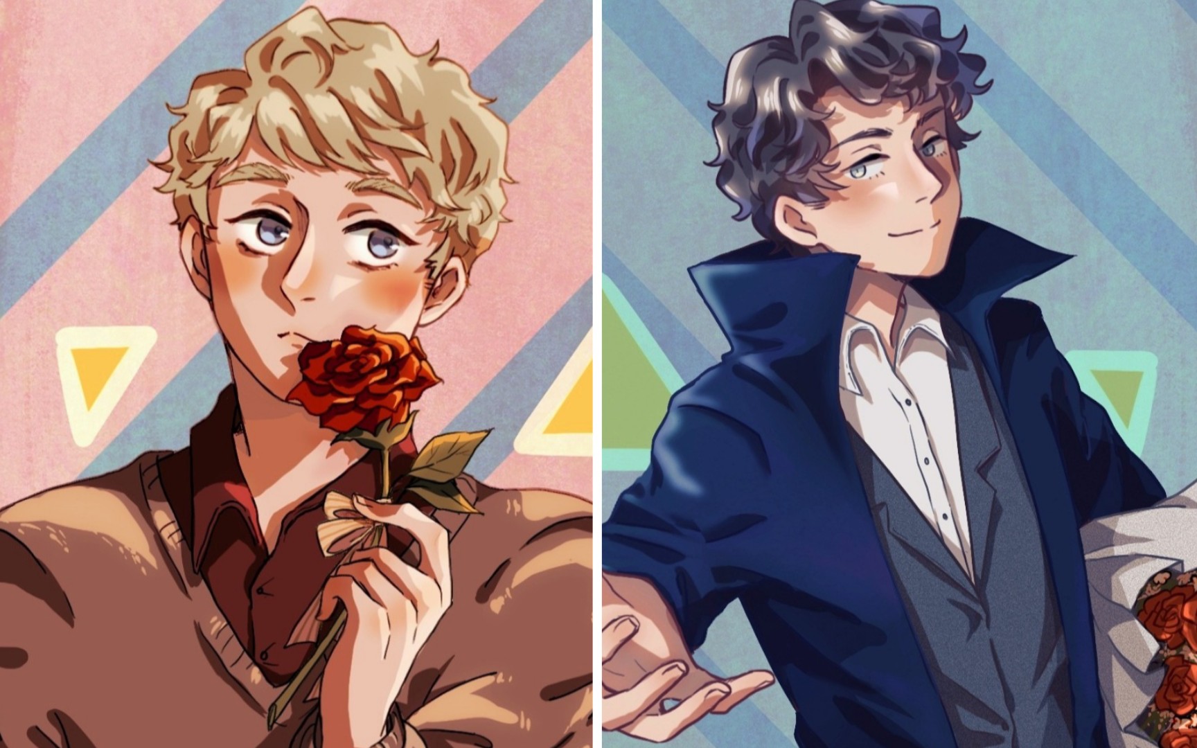 【福华绘图过程】……没赶上的情人节