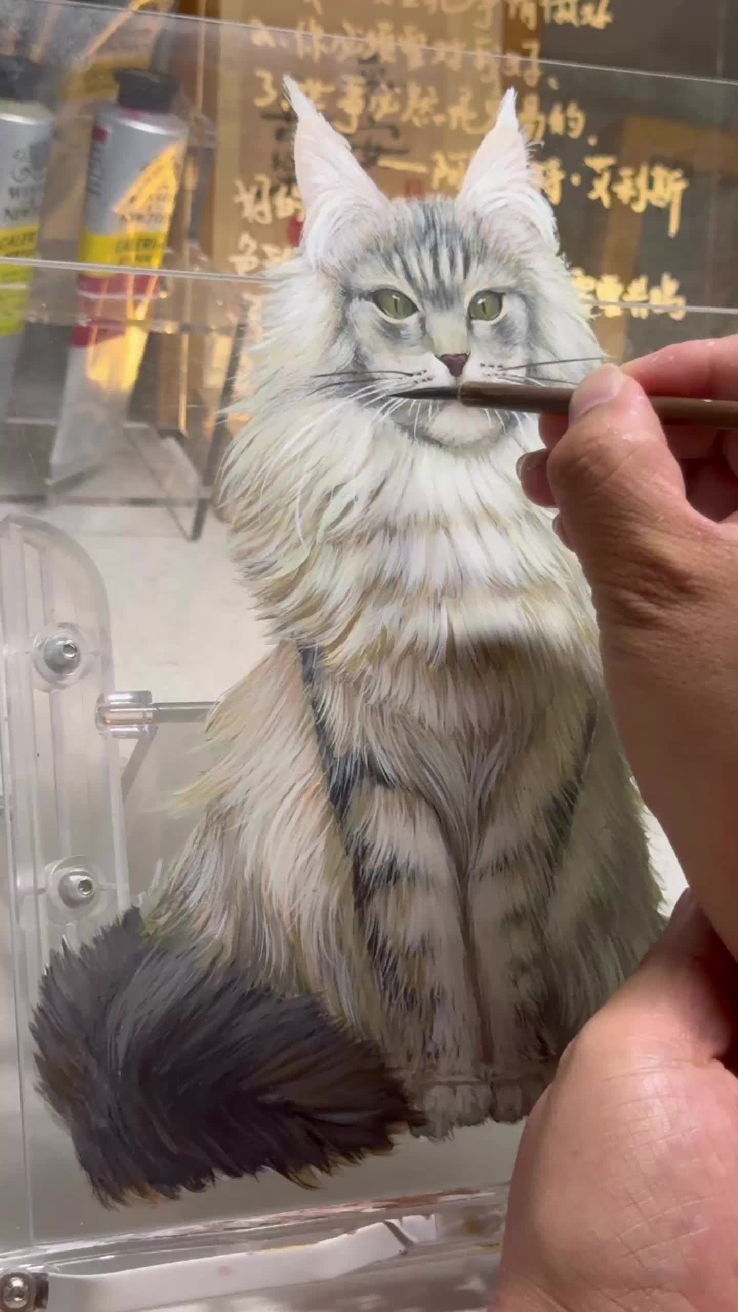 《猫画师:细腻笔触下的喵星人世界》
